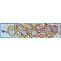 Mosaic 'Garlic Theme' 4-tile Ceramic Wall Mural