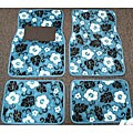 Hawaiian Print Front and Rear Car Floor Mats