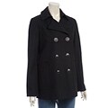 Via Spiga Women's Short Wool Peacoat