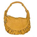 Christian Dior Yellow Gipsy Crescent Hobo Bag