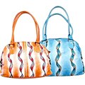Kozmic Hand-painted Leather Hobo Bag