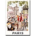 'Paris' Gallery-wrapped Art Print