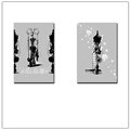 Miguel Paredes 'Tapestry I & II' Canvas Art