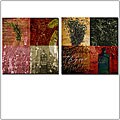 Miguel Paredes 'Rosemary & Thyme' Canvas Art Set