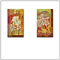 Miguel Paredes 'Watercolor II & III' Canvas Art Set