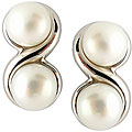Sterling Silver Freshwater Pearl Earrings (7-8 mm)