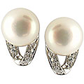 Sterling Silver Freshwater Pearl Earrings (8-8.5 mm)