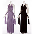 Aspeed Women's Wrap Halter-style Formal Dress