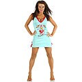 Popsi Lingerie Tattoo Chemise with G-string