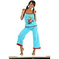 Popsi Lingerie Stretch Cotton Pajama Set with Long Pants