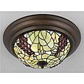 Tiffany-style Flush-mount Ceiling Fixture