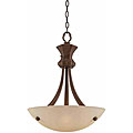 Value Series 10 3-light Pendant in Bronze Patina Finish
