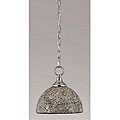 Mosaic Brushed-steel Mini Pendant Light