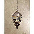 Bella Rose Bronze Outdoor Pendant Light