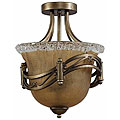 Donatelli Platinum Bronze Semi-flush Mount Light