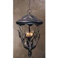 Bronze Antler 4-light Outdoor Pendant