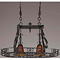 Traditional Wrought Iron Pot Rack