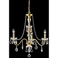 Gold 3-light Crystal Chandelier