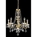 Gold 5-light Crystal Chandelier