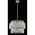 Chrome 4-light Crystal Structure Chandelier
