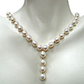 14k Gold Freshwater Pearl Necklace (9-10 mm)
