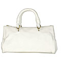 Bottega Venetta White Sardegna Handbag