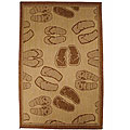 Flip Flop Parade Indoor/ Outdoor Rug (2' x 7'6)