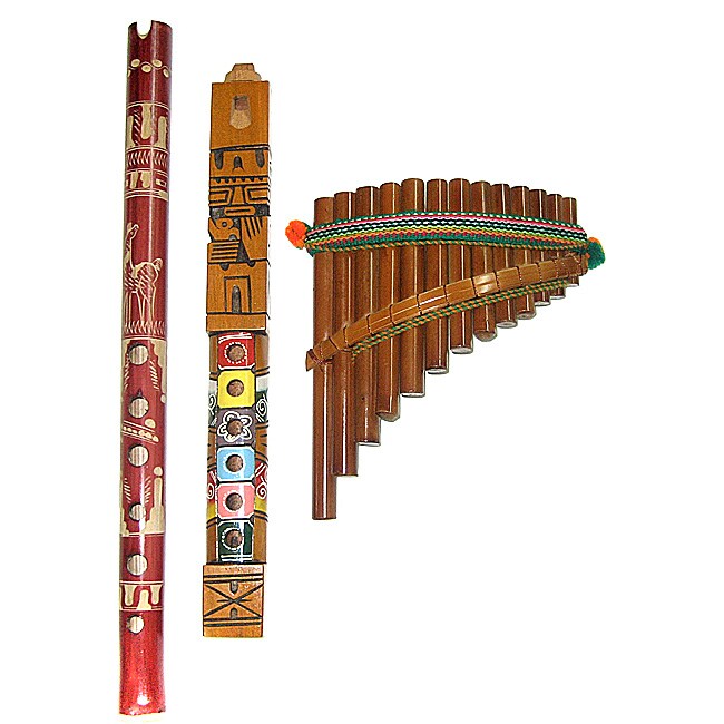 Peruvian Woodwind Flute Set (Peru)