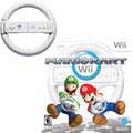 Mario Kart Game & Wheel For Wii with 1 Extra Wheel