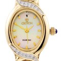 Croton Women's Goldplated Brass Diamond Dress Watch