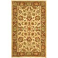 Kerman Ivory/ Brown Rug (2'3 x 4')