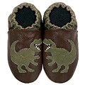 Helloyaya T-rex Brown Leather Infant Toddler Shoes