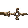 Cassidy West Wrought Iron 66 to 108-inch Adjustable Curtain Rod Set