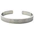 Stainless Steel Circle Cuff Bracelet