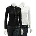 Dolce Cabo Women's Woven Trim Top