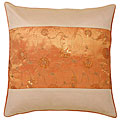 Gold Sequin Orange/ Beige Cushion Cover