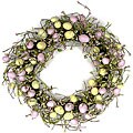 Egg and Berry Decorative Wreath