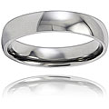 Titanium Domed and Polished 5-mm Comfort Fit Band