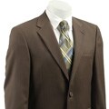 Claiborne Men's Olive Twist 2-button Suit