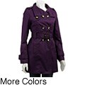 Coffee Shop Women's Double-breasted Trench Coat