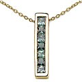 Genuine Green Sapphire Pendant