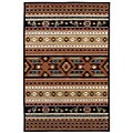 Hand-tufted Cherokee Wool Rug (5' x 8')