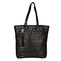 Prada Large Black Woven Nappa Leather Tote