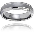Titanium Men's Raised Center Ring