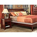 Newport Single-drawer Cordovan Nightstand