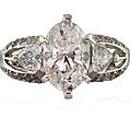 14k Gold 2 5/8ct TDW Diamond Engagement Ring (E, SI2) (Size 6)