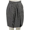 Essentials by A.B.S Women's Black/ Cream Skirt