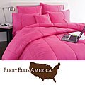 Perry Ellis Chino Magenta Comforter