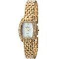 Peugot Women's Goldtone Crystal Watch