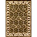 Power-woven Coventry Olive Rug (5'3 x 7'6)